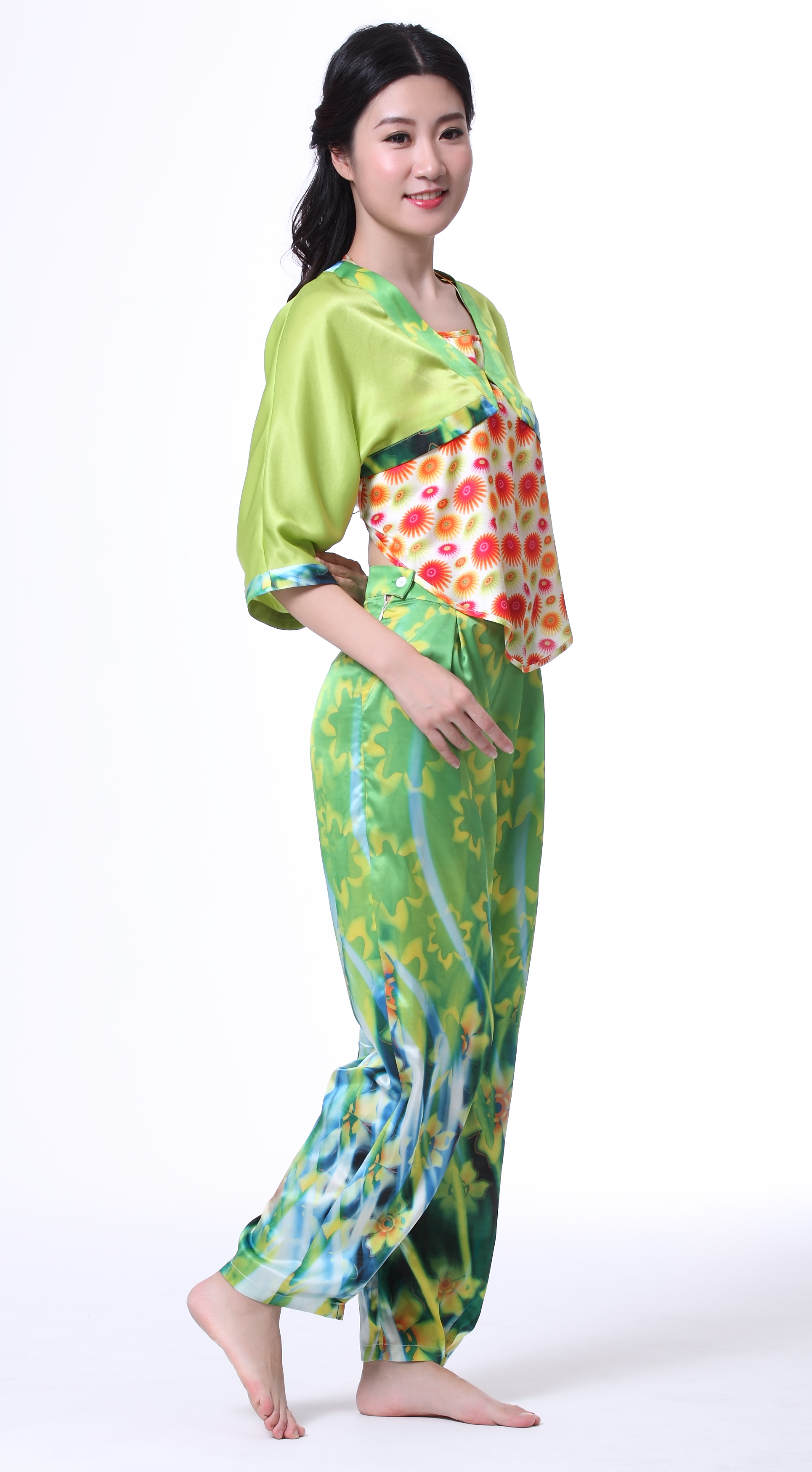 珍珠丝家居服
